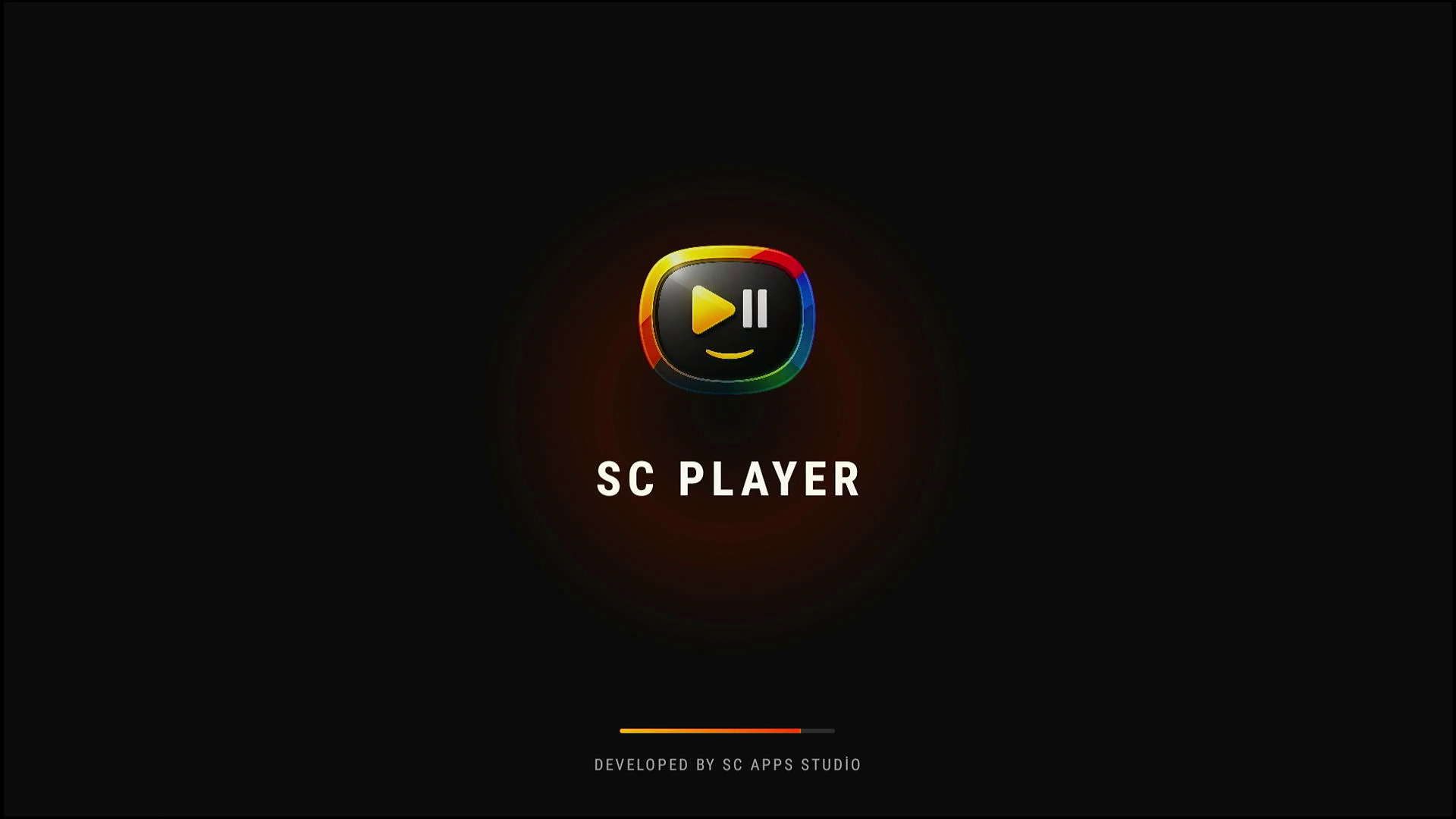 Stream Core Player açılış ekranı